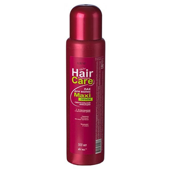 Витэкс Hair Care Лак для волос Maxi объем Сверхсильной фиксации (сменный блок, без распылителя)  #1