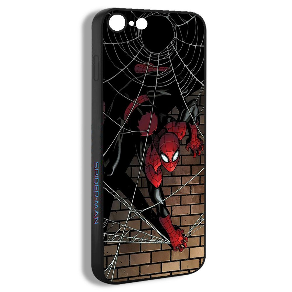 чехол для смартфона Подходит для iPhone 6s Plus Человек-паук арт Spider Man  GIA18 - купить с доставкой по выгодным ценам в интернет-магазине OZON  (781914402)