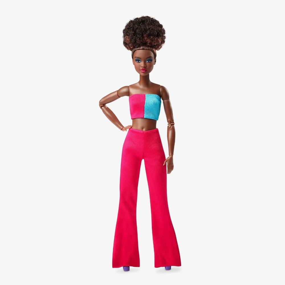 Кукла Barbie Looks Doll Original, Curly Black Hair (Барби Лукс с черными кудрявыми волосами)  #1