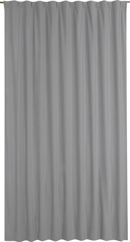Штора со скрытыми петлями блэкаут Alycia 200x280 см цвет светло-серый Grani 5, ВД84756562  #1