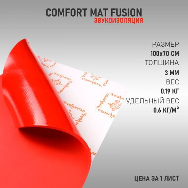 Comfortmat Антискрип для автомобиля, 1 м, 1 шт. #1