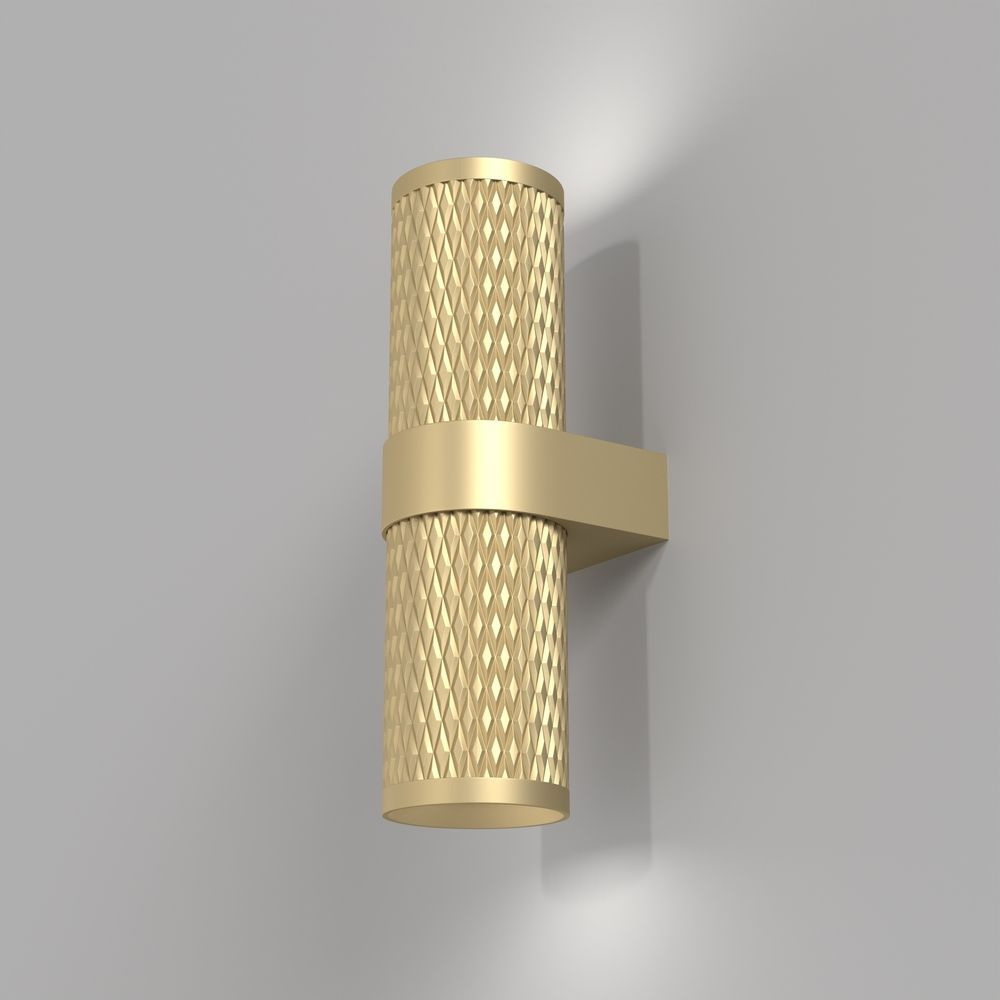 Настенный светильник (бра) Maytoni, Focus Design, GU10, 7 Вт, IP20, золотой, под две лампы  #1