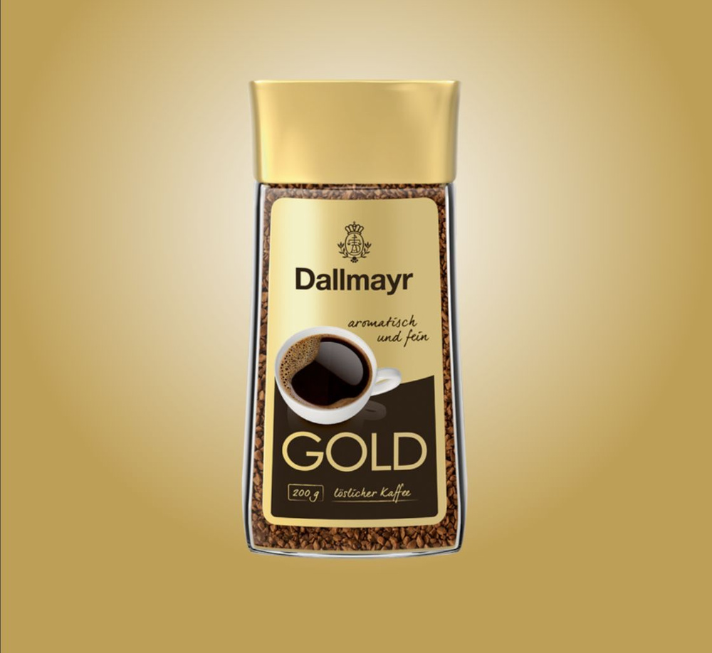 Кофе Dallmayr Gold растворимый сублимированный, 200г #1