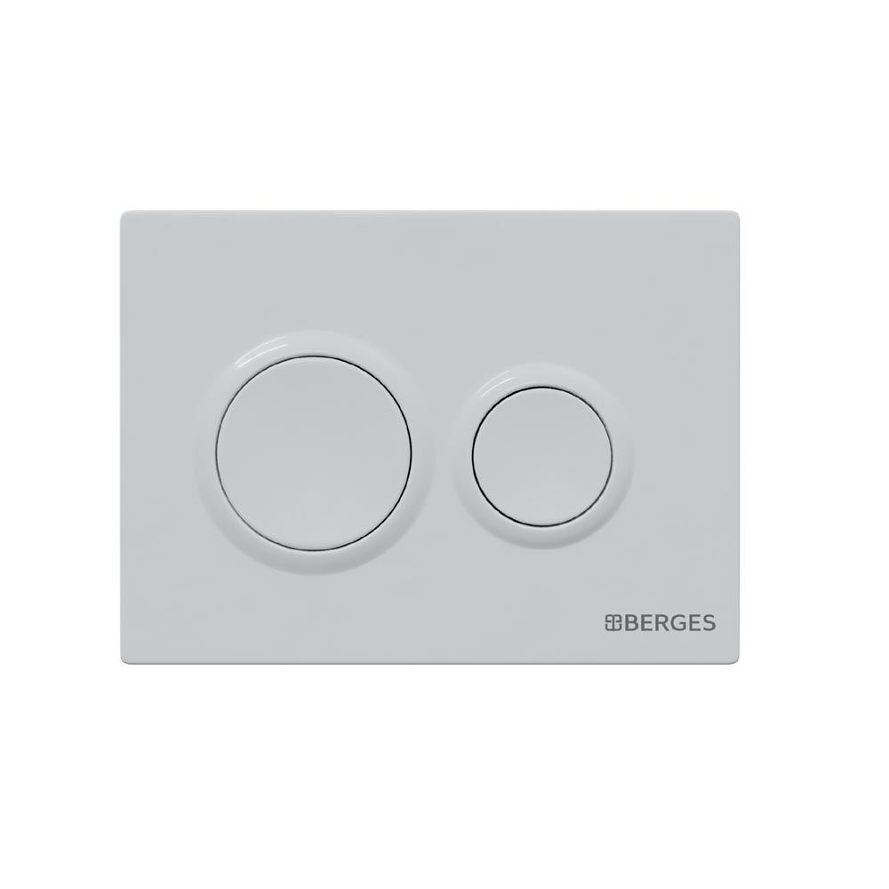 Кнопка BERGES для инсталляции NOVUM O1 040061 белый #1
