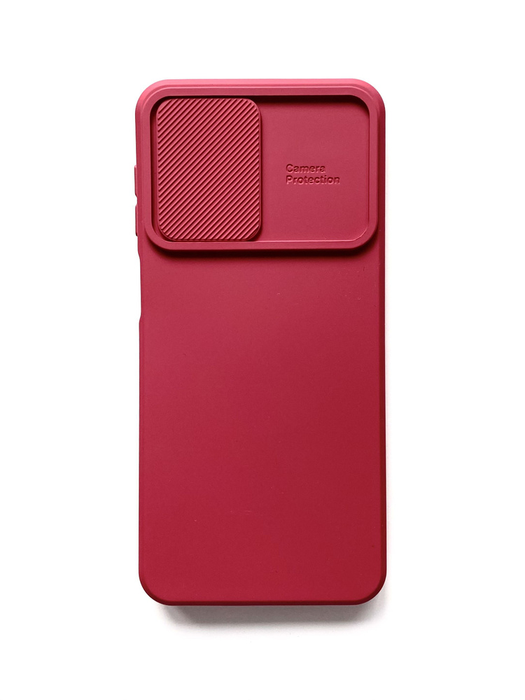 Чехол для Samsung A53 Бордовый с защитой для камеры #1
