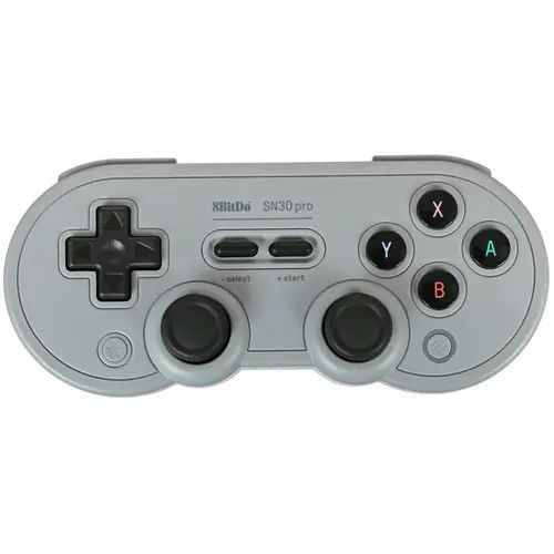 8BitDo Геймпад Геймпад беспроводной/проводной 8BitDo SN30 Pro серый, Bluetooth, Проводной, серый  #1