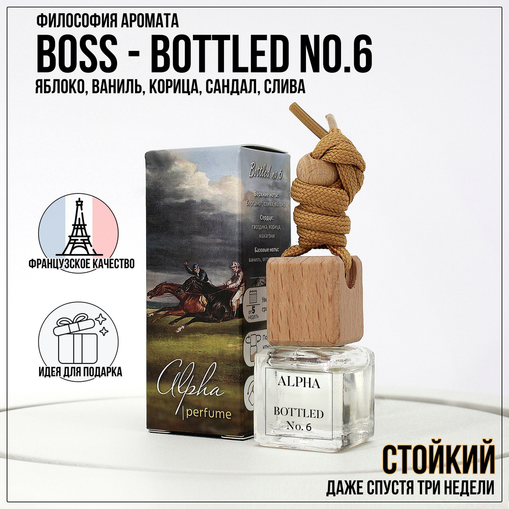 Alpha perfume Ароматизатор автомобильный, ALPHA №8 – BOSS 6, 6 мл #1