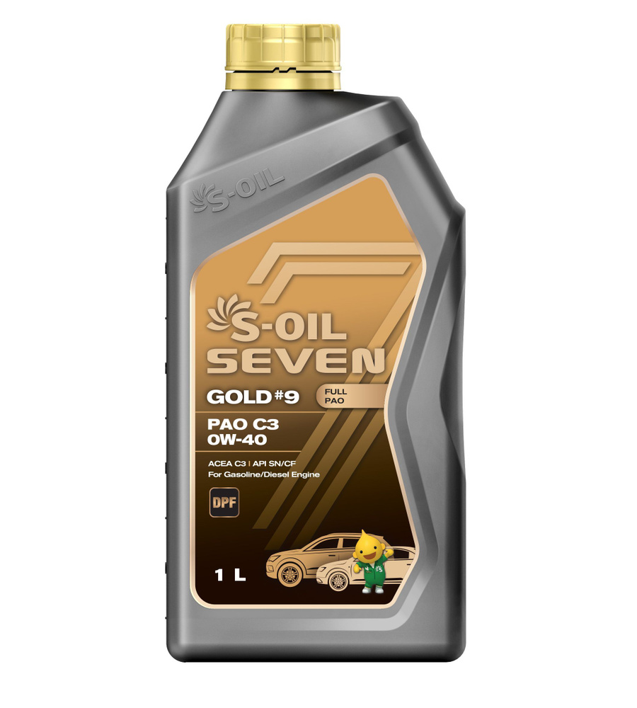 S-OIL SEVEN 0W-40 Масло моторное, Синтетическое, 1 л #1