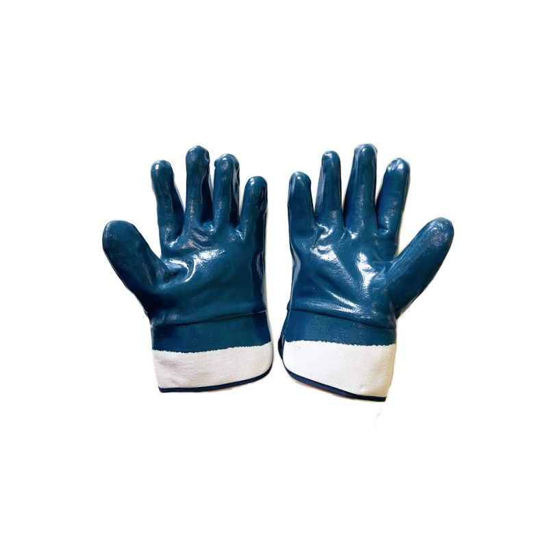 Scaffa Перчатки защитные, тройное нитриловое покрытие, крага, размер 11  #1