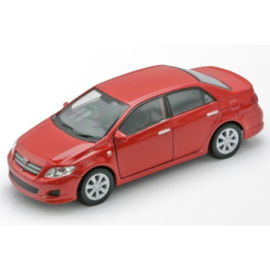 Машинка металлическая Welly 1:39 Toyota Corolla (Тойота Королла) инерционная, двери открываются / Красный #1