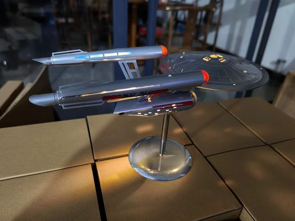 Star Trek Enterprise масштаб 1: 1000 набор реплик модель украшения со светодиодной подсветкой  #1