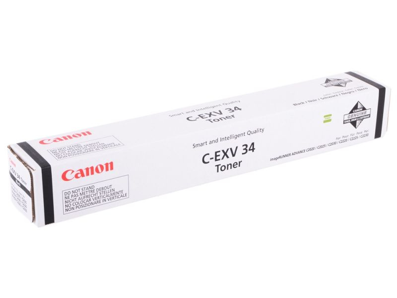 Тонер-картридж Canon C-EXV 34 3782B002, лазерный, черный #1