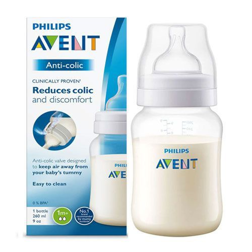 Бутылочка для кормления Philips AVENT SCF813/61 Anti-colic, 1 мес. +, 260мл (SCF813/61)  #1