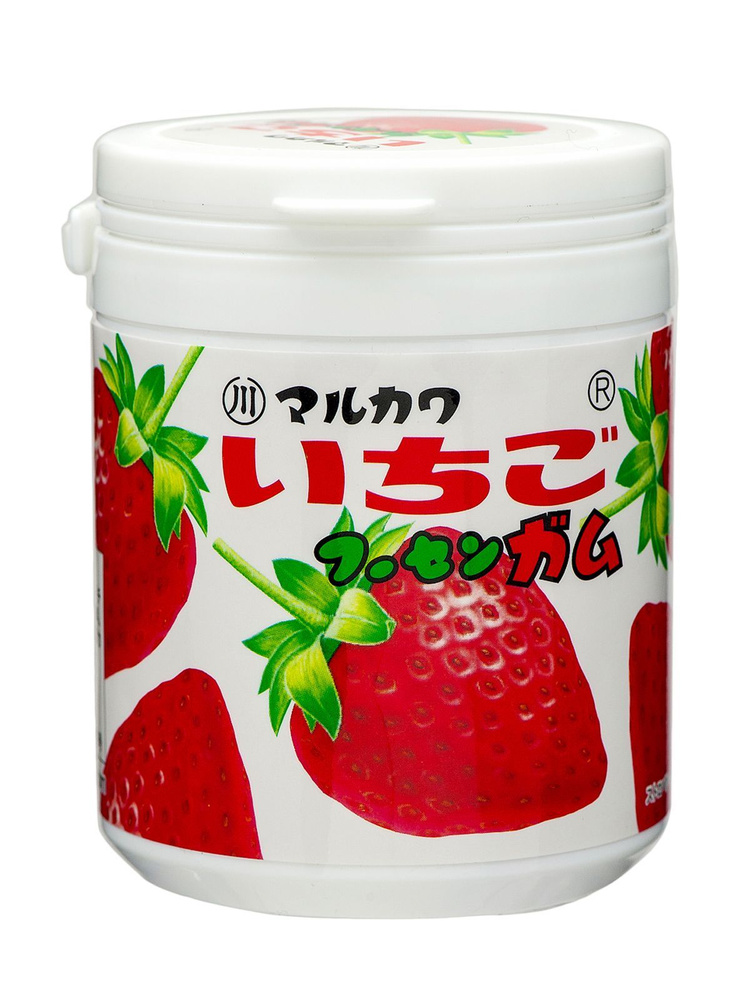 Резинка жевательная Marukawa "Strawberry Bottle Gum"(Клубника), 130 гр. Япония  #1