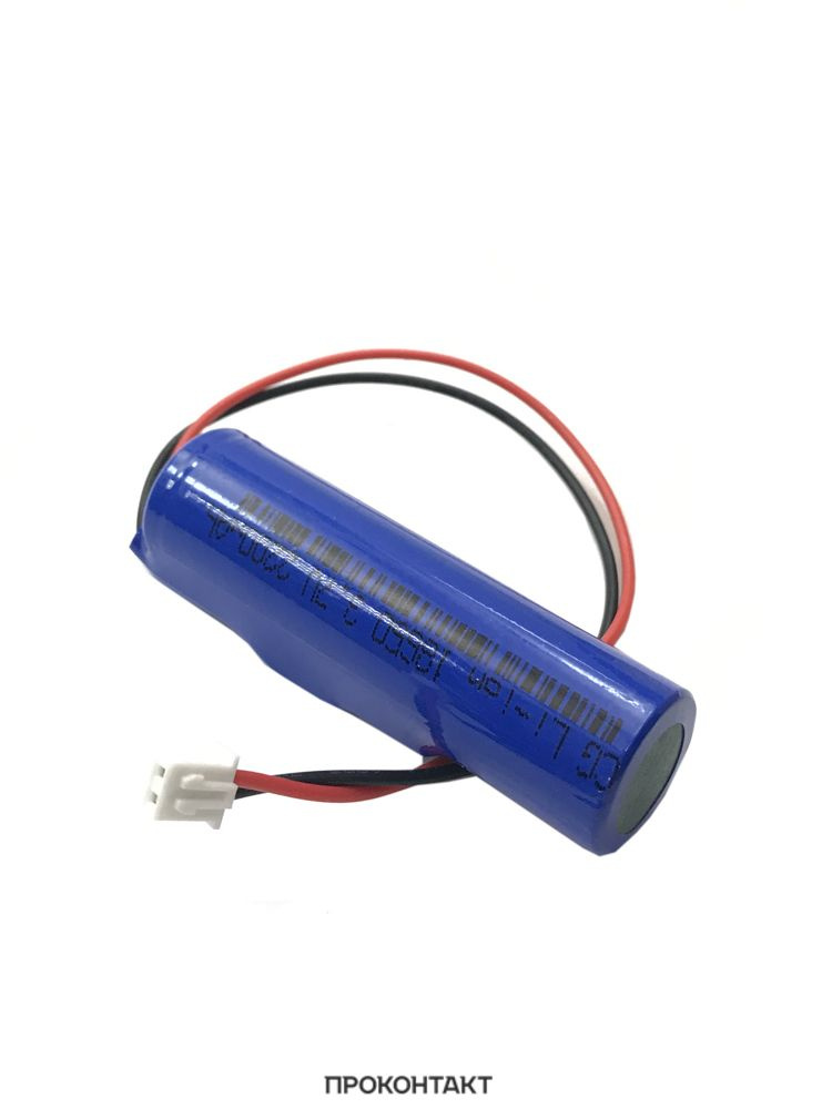 Аккумулятор литий-ионный 2200mAh, 3.7V, 18650, с разъемом XH2.54 #1