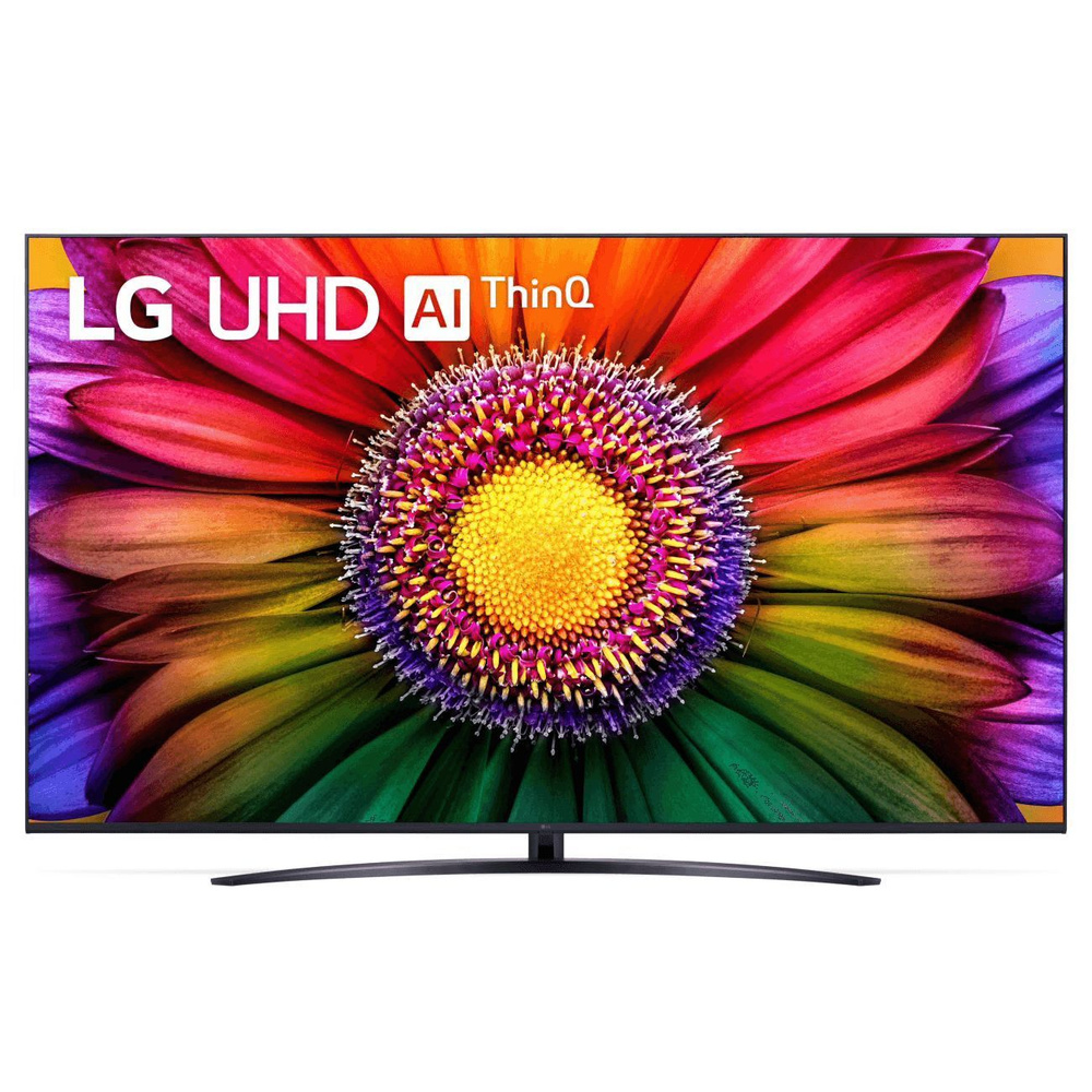 LG Телевизор 75UR81006LJ, webOS, Алиса, ThinQ, пульт Magic Remote​, 75" 4K UHD, темно-синий  #1