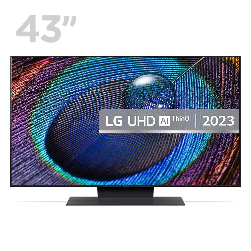 LG Телевизор 43UR91006LA.ARUB(2023) для РФ. HDMI x3, USB x2. Edge LED; 43" 4K UHD, темно-синий, синий #1