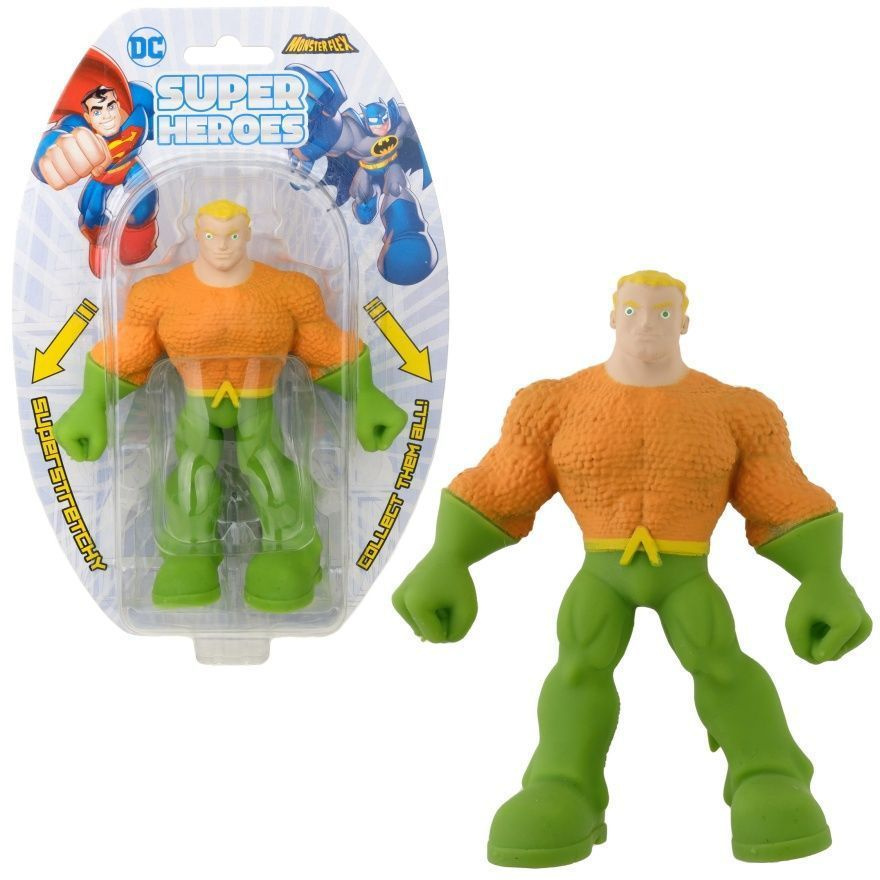 Тянущаяся фигурка антистресс 1TOY, Monster Flex, DC, Super Heroes/Супергерои, 15см  #1