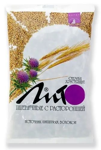 Отруби пшеничные хрустящие расторопша 200 гр #1