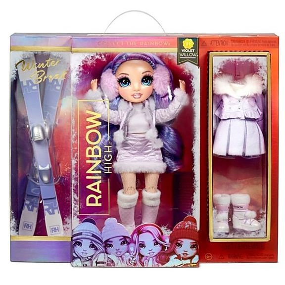 Rainbow High - Кукла Winter Break Fashion Doll Violet Willow (Purple) #1
