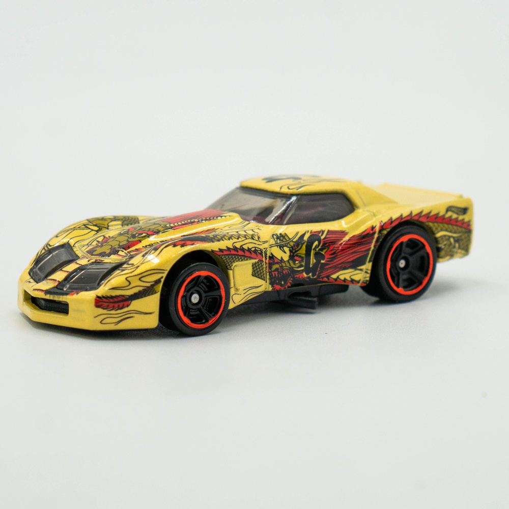 Машинка Hot Wheels Greenwood Corvette 76 Коллекционная #1