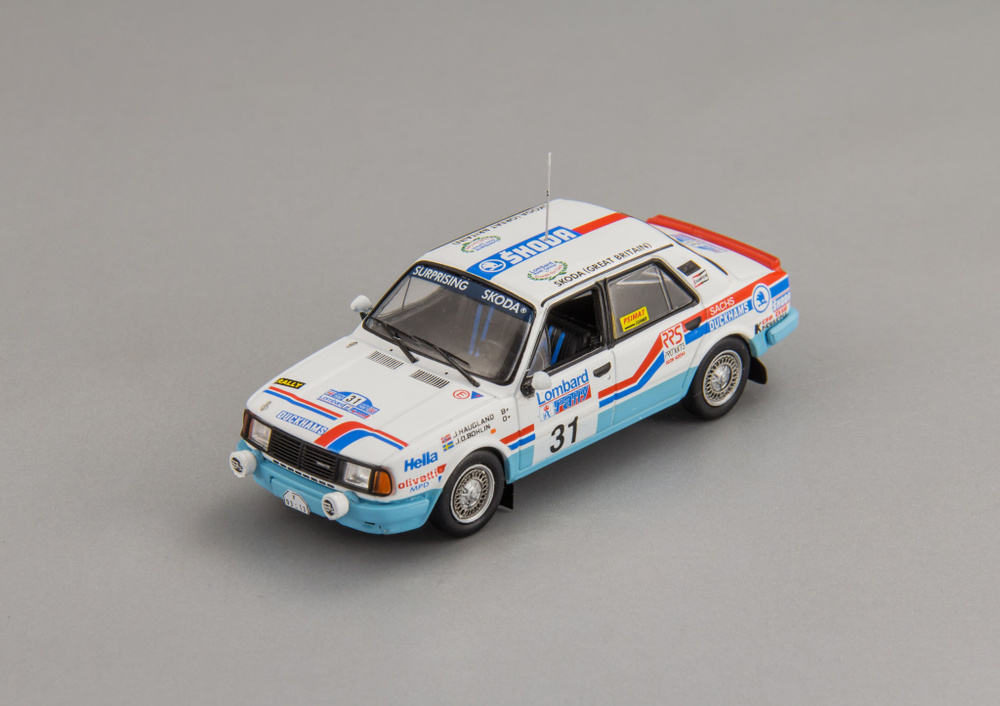 Масштабная модель Skoda 130 L #31 RAC Rallye 1987 #1