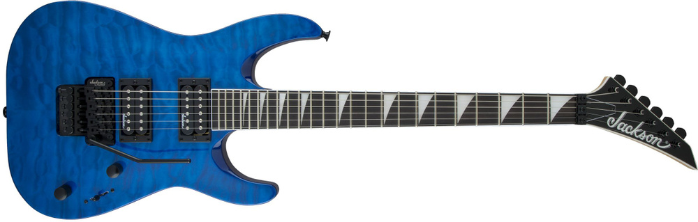 Jackson Электрогитара JS Series Dinky Arch Top JS32Q DKA, Transparent Blue 6-струнная, корпус Тополь #1