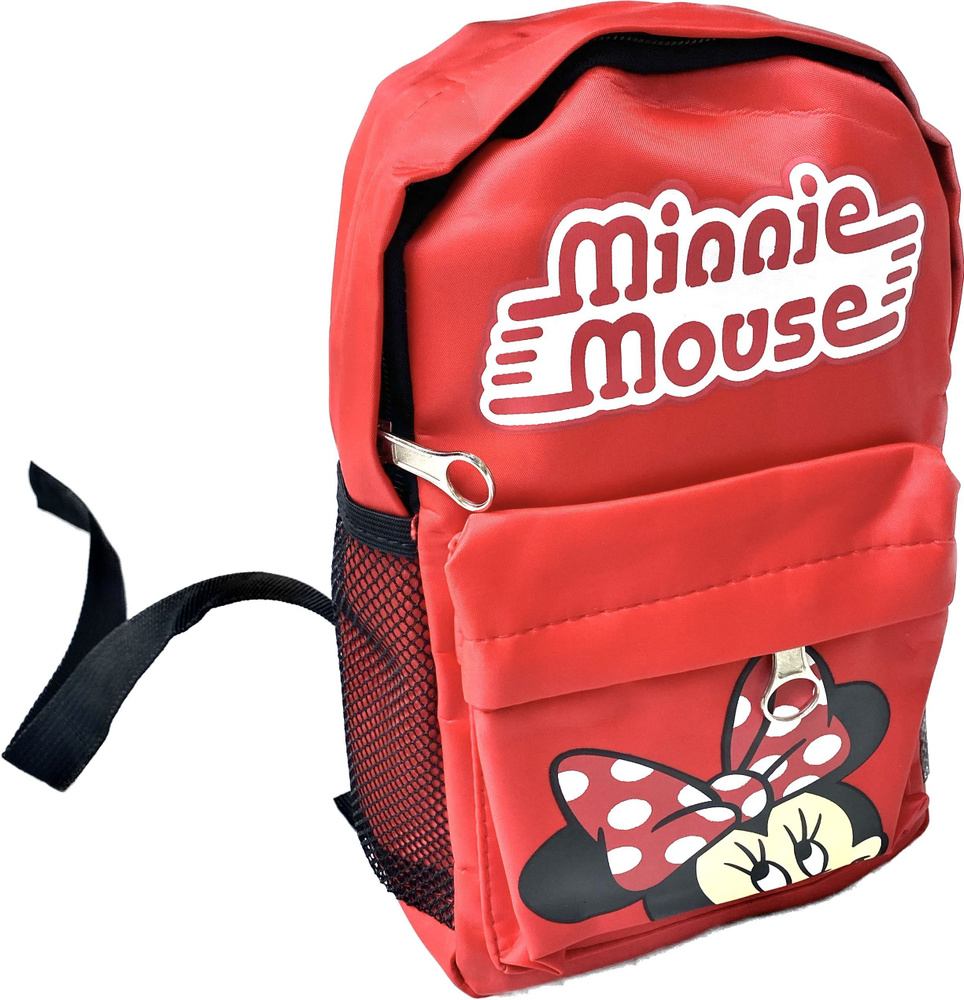 Детский рюкзак с принтом из кожзама Minnie mouse МиниМаус #1