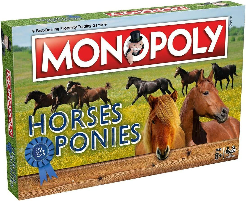 Настольная игра Monopoly Horses and Ponies Монополия Лошади и пони #1