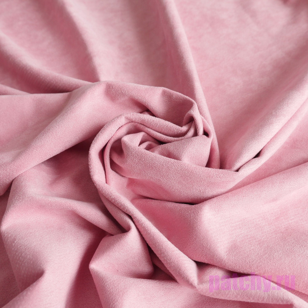 Двусторонняя замша Розовый 100 х 140 см ткань для скрапбукинга и рукоделия  #1