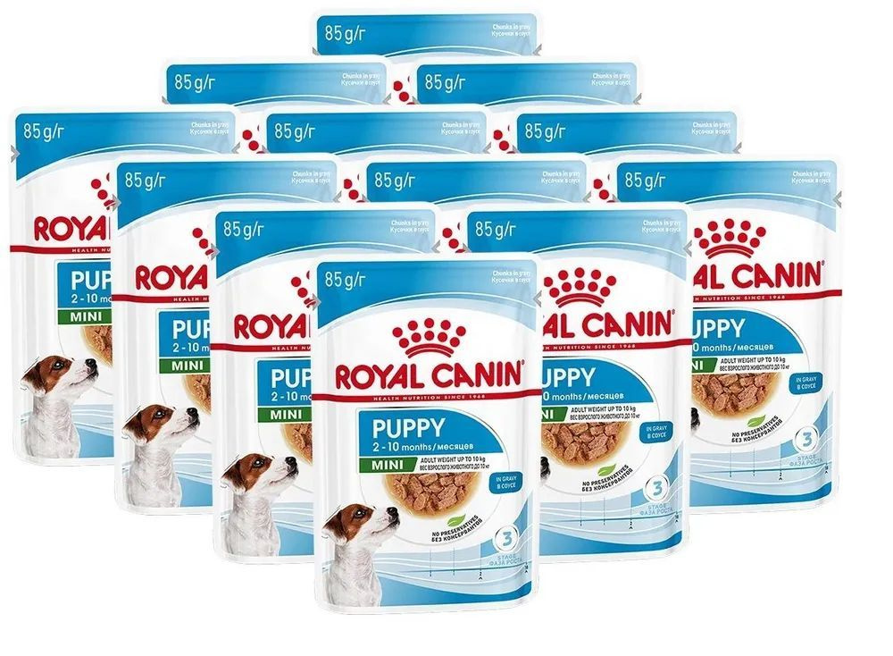 Royal Canin Mini Puppy Мини паппи (в соусе) Влажный корм для щенков собак мелких размеров до 10 месяцев, #1