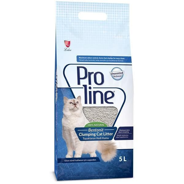 Proline комкующийся бентонитовый наполнитель для кошачьего туалета ...