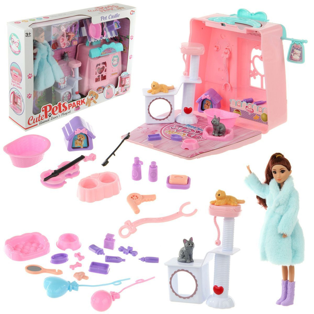 Кукла "Забота о питомце", Veld Co / Куколка игровая барби для девочек / Детская развивающая игрушка с #1