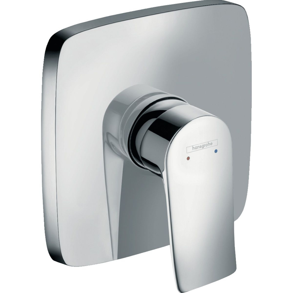 Смеситель Hansgrohe Metris 31456000+01800180 для душа, встраиваемый (внешняя и внутренняя часть)  #1