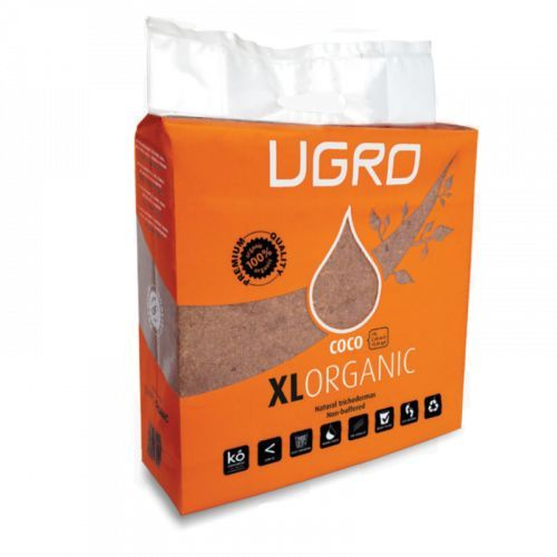 Кокосовый субстрат UGro XL Organic 70л, прессованный органический кокосовый субстрат  #1