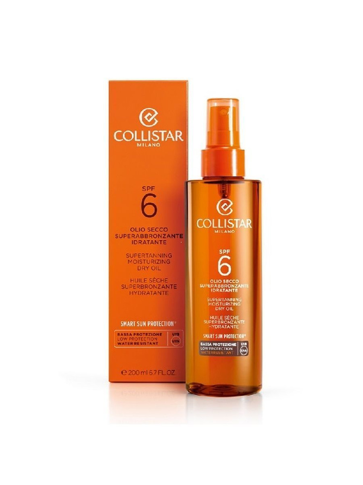 Collistar Supertanning Dry Oil SPF 6/Collistar Водостойкое сухое масло для интенсивного загара 200 мл #1