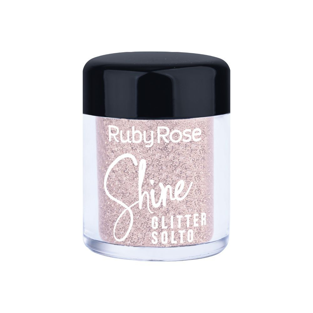 Блестки для лица и тела и волос, рассыпчатый пигмент Shine Pigmento от Ruby Rose HB-8405 Оттенок Бронза #1