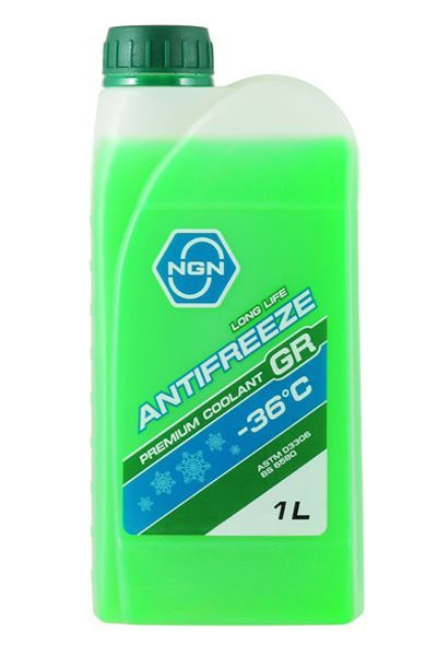 Антифриз готовый раствор NGN GR-36 (GREEN) ANTIFREEZE зеленый 1л #1