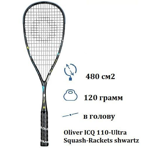 Ракетка для сквоша Oliver ICQ 110-Ultra #1
