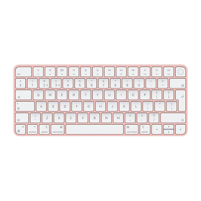 Клавиатура беспроводная Apple Magic Keyboard с Touch ID A2449 (с гравировкой кириллицы) Розовый  #1
