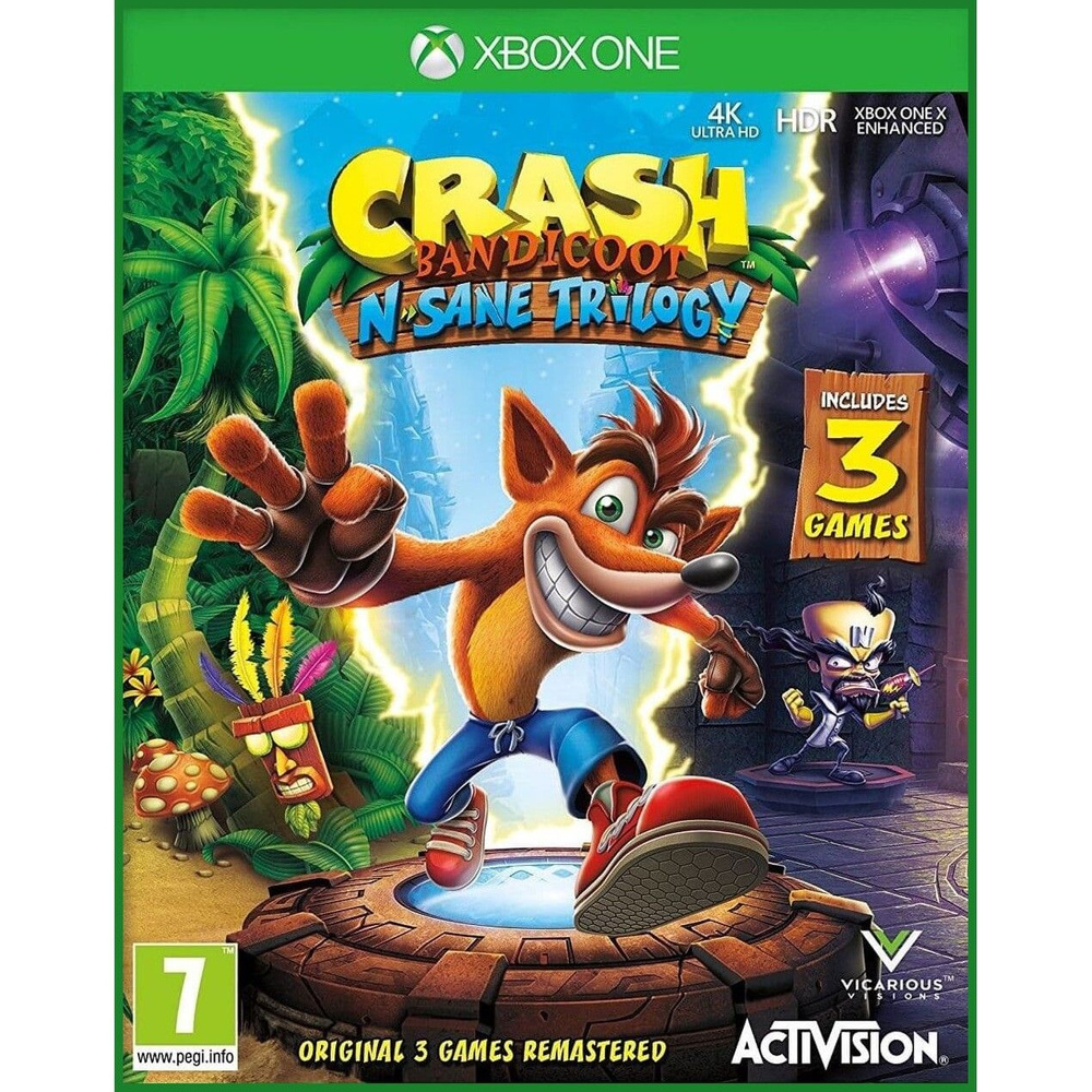 Игра Crash Bandicoot N-Sane Trilogy (XBOX One) #1