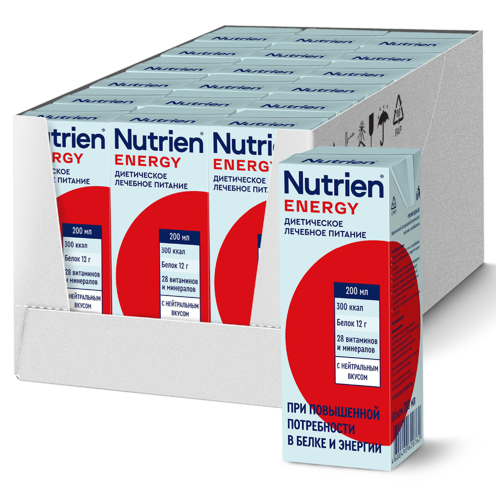 Nutrien Энергия 200 мл х 18 шт с нейтральным вкусом готовое лечебное питание с 3 лет  #1