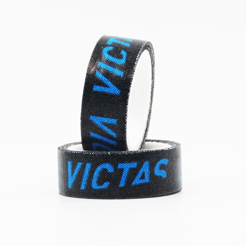 Торцевая лента для настольного тенниса Victas 1m/12mm, Black/Blue #1