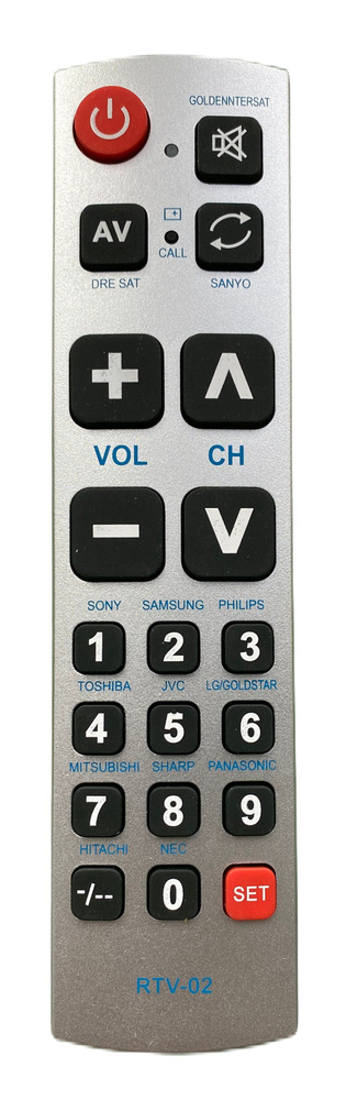 Универсальный пульт RTV-02(R-TV2) multi TV+LCD+LED+HDMI #1