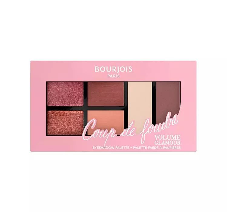 Bourjois Палетка теней для век Volume Glamour, Coup de foudre Eyeshadow Pallete, #03 Cute look, 8,4гр #1