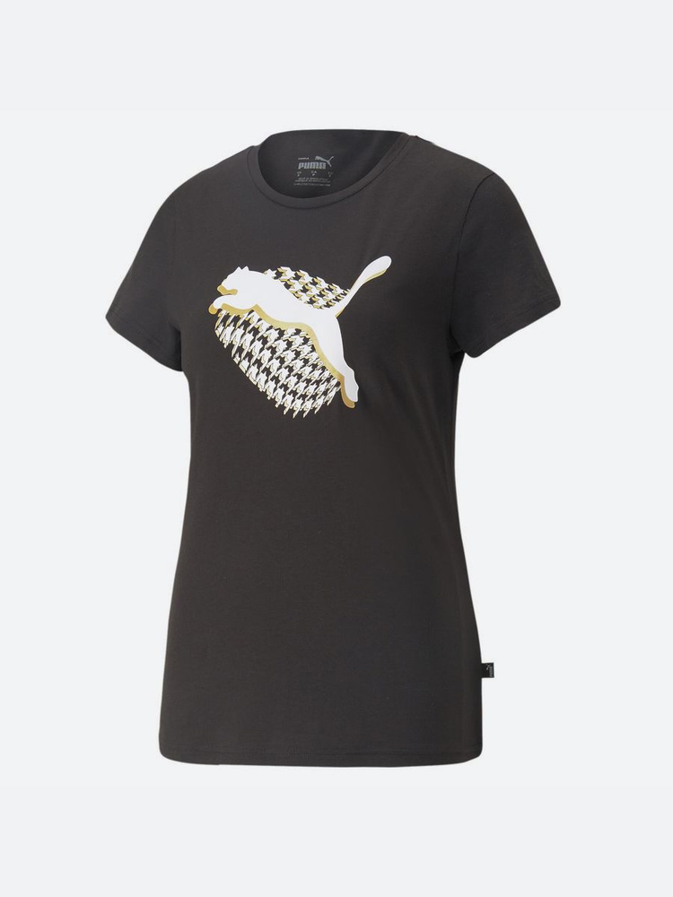 Футболка PUMA GRAPHICS Houndstooth Tee #1