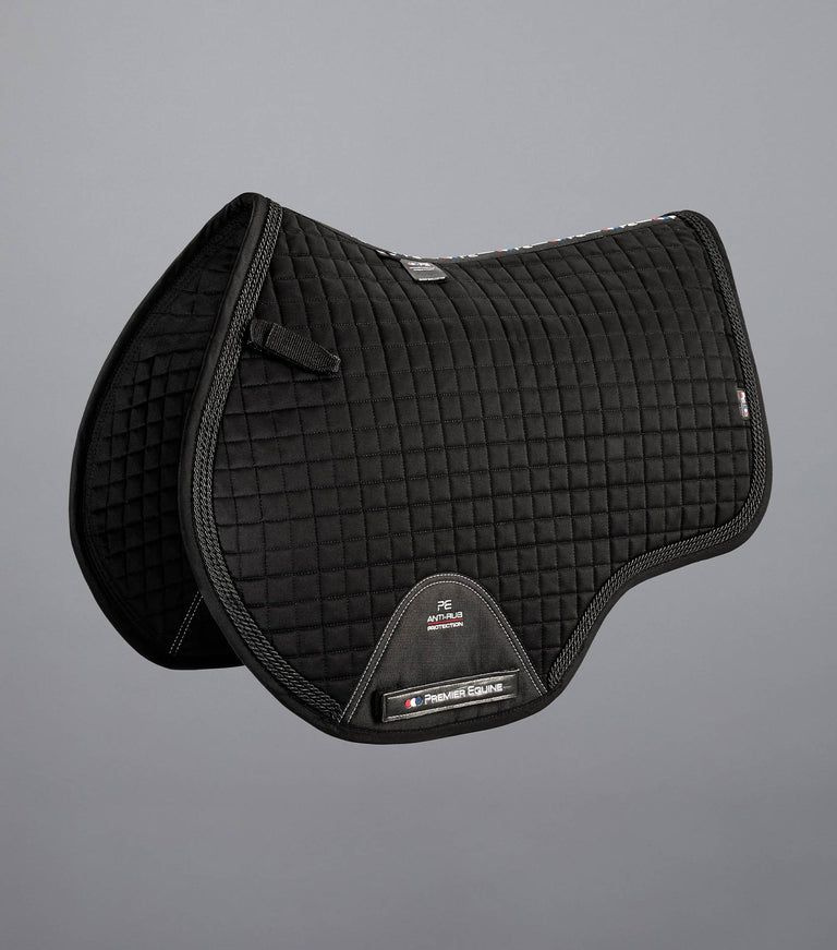 Вальтрап для лошади из хлопка Close Contact Cotton Dressage Saddle Pad (черный)  #1