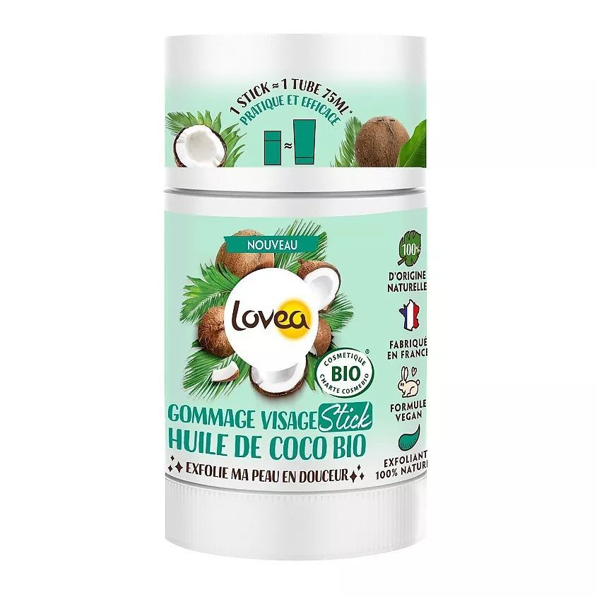 LOVEA Скраб для лица с кокосовым маслом (Gommage Visage Huile De Coco Bio) 40 г  #1