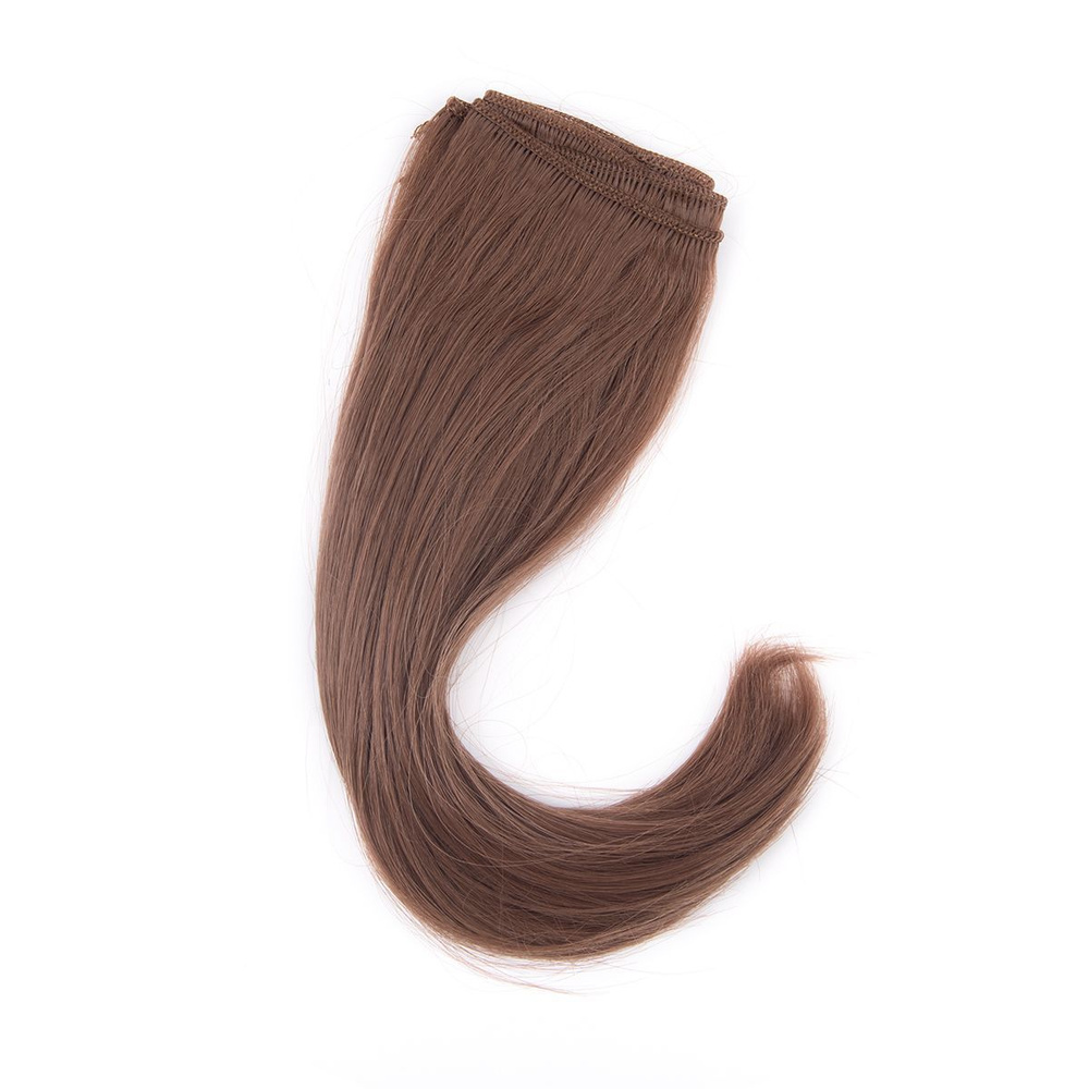 VHAR-2 Волосы (трессы) для кукол (каре) цвет 16 русый 25 х 100 см 40 г  #1