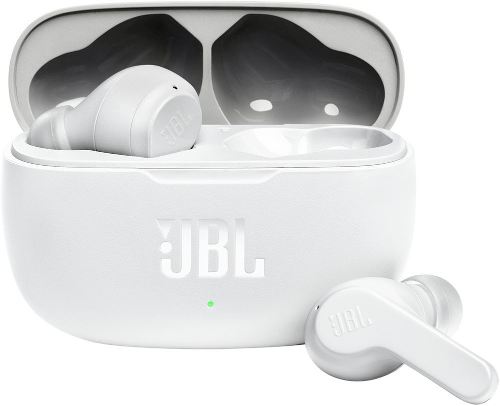 Беспроводные Bluetooth наушники JBL Wave 200TWS цвет белый white #1